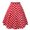 Red, variant on QENGING Summer Skirts for Women Vintage Pleated Skirt Polka dot skirt A-line Floral Printed Mid Skirts Deals