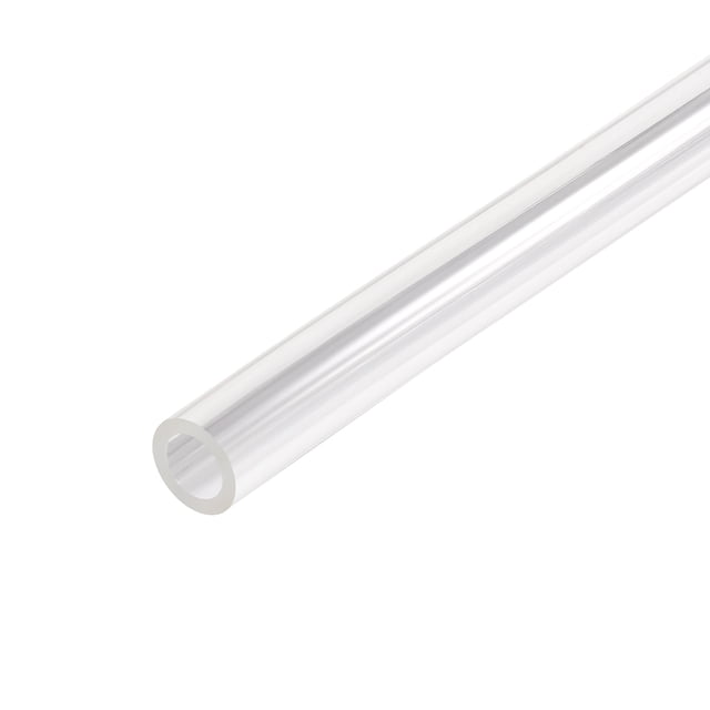 Uxcell Tubo de vinilo plástico PVC claro 0.39''x0.51''