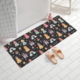 thumbnail image 2 of Black Princess Castle Rainbow Pattern Bathroom Rugs Mat,Non Slip Microfiber Bathroom Rug,Rubber Backing,Soft Bathroom Mats for Bathroom Floor,Tub and Shower,60x24in(150x60cm), 2 of 5
