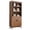 Pantry Cabinets-Walnut, variant on PHOYAL Fluted Sideboard and Buffets, Walnut Buffet Cabinet with 2 Doors and Adjustable Shelves, Accent Cabinet for Living Room Kitchen Entryway