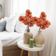 thumbnail image 1 of Artificial Branch Banyan Leaf Red Maple Leaf Indoor Fake Tree Ginkgo Leaf Plastic Branch Engineering Green Plant Branch Wholesale, 1 of 6