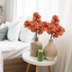 thumbnail image 1 of Artificial Branch Banyan Leaf Red Maple Leaf Indoor Fake Tree Ginkgo Leaf Plastic Branch Engineering Green Plant Branch Wholesale, 1 of 6