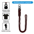 thumbnail image 3 of Mdesiwst Braided Lanyard for Outdoor Activities Paracords Lanyard with Buckle Strong Hanging Rope for Keychain Necklace ID Card Badge Holder, 3 of 5