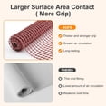 thumbnail image 2 of [3x5 Ft] Grip de Tapis, Poignées Antidérapantes Gardent les Tapis en Place, Sans Résidu, Épais, Coussinets Sûrs pour Sols Durs sous Tapis Coussin et Protection des Planchers de Bois Franc, 2 of 7