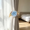 thumbnail image 4 of Antqov Curtain Tiebacks, Cute Flower Curtain Holdbacks No Drill Curtain Ties Decorative Curtain Clips for Living Room, Bedroom, Office, Home Supplies, 4 of 4