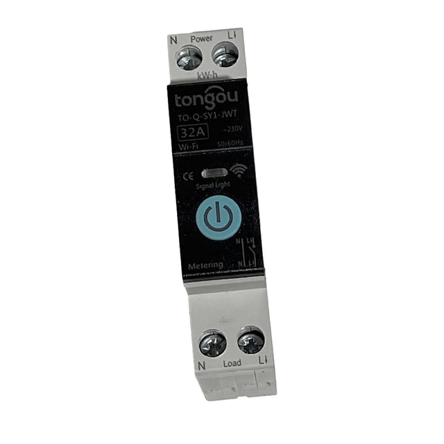 Maytalsory ABS Smart Circuit Breaker Single Channel Professional 1P Multi-mode Loop Count Down WiFi Household Office School Switch 32A