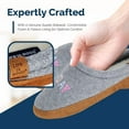 thumbnail image 5 of LIFE IS GOOD Women's Moccasin Slippers, 303593W - Suede & Fleece Open Back Indoor/Outdoor Slip-Ons - Plush & Cozy Slides with Soft Foam & Rubber Soles Stylish & Comfy Available in Different Designs..., 5 of 8