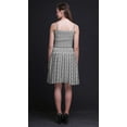 thumbnail image 2 of Bimba Robe de Soleil Mini à Taille Smockée Géométrique pour Femmes Imprimée pour Fête d'Été - Très Petit, 2 of 5