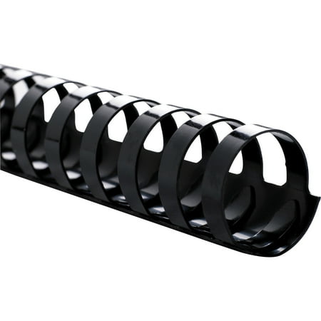 Sparco, SPR18007, Plastic Binding Spines, 100 / Box, Black