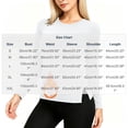 thumbnail image 3 of Nugftut Womens Thermal Tops Fleece Crew Neck Thermal Shirts Long Sleeve Hem Slit Warm Cold Weather Winter Thermal Tops, 3 of 9