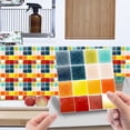 thumbnail image 1 of 10 Uds. Pegatinas de azulejos de cristal 3D pegatinas de pared autoadhesivas impermeables DIY Wmkox8yii  fhajkh358, 1 of 9