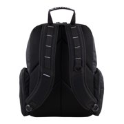 Eastsport Bungee Expandable Backpack, Black/White Pop