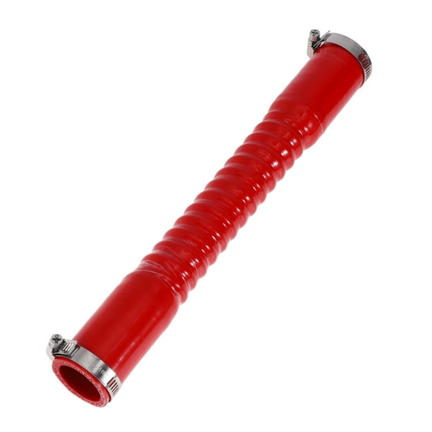 Manguera de silicona para acoplador de automóvil de 30 mm / 1.18" ID, 4 capas de tela, tubo de refrigerante de 300 mm, rojo
