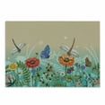 thumbnail image 1 of Spring Cutting Board, Flourishing Nature Illustration with Butterflies and Dragonflies Colorful Pattern, Decorative Tempered Glass Cutting and Serving Board, Small Size, Multicolor, by Ambesonne, 1 of 1