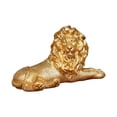 thumbnail image 2 of Estatua de león, escultura de león, centro de mesa, adorno de resina, figura artística de León decorativa para estante, decoración del gabinete del Acostarse, 2 of 8
