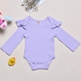 thumbnail image 2 of Gubotare Winter Baby Girl Clothes Baby-Girls Bodysuit with Tutu Casual Romper Baby Girls 0 3 6 9 12 18 24 Months (Light Purple,6-12 Months), 2 of 7