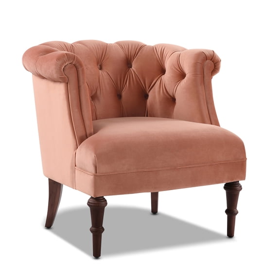 Katherine Tufted Accent Chair Orange