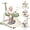 Bean Green, variant on 5 in 1 Baby Walker for Boys Girls,Foldable,Music,Jumper,Rocking,Push W/ 3 Height Adjustable for Infant 6-18 Months,Beige