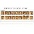 thumbnail image 4 of Black Rhinestone Headband Style Revolution and Look Sheet on All the Different Ways to Wear Including the Inspired Great Gatsby 20's Looks, 4 of 4