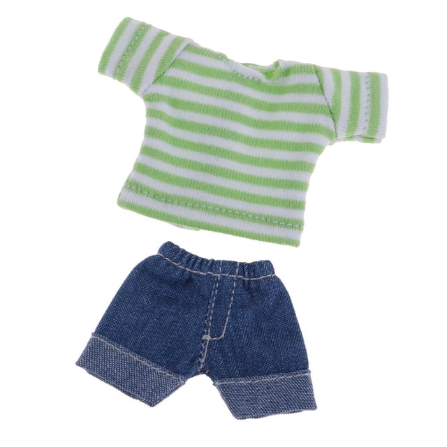 Accesorio Popular para Trajes de Piezas de Color Sólido para Ob11 de 4 Pulgadas Verde