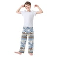 thumbnail image 2 of FORMRS Kids Pajama Pants with Pockets Size 6-8Y Boys Lounge Sleep Bottoms, Winter Mountain, 2 of 8