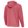 thumbnail image 3 of Men's Antigua Heather Red Rutgers Scarlet Knights Cloud Pullover Hoodie, 3 of 3