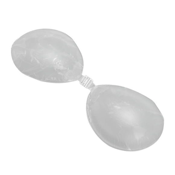 Silicone 1 Pair Silicone Bra Inserts Water Proof Thickened Reusable Transparent Bra Pads For Swimwear and Strapless Dresses