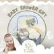 thumbnail image 2 of Cesta de regalo para baby shower con diseño de elefante, neutral en cuanto al género, con manta, 2 of 8