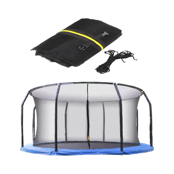 Red de Seguridad para Trampolín FSDIYU 3,66 m (12 ft) Negro