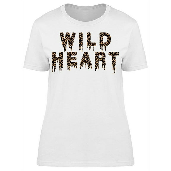 Wild Heart Leopard T-Shirt Women -Image by Shutterstock, Female Large