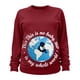 thumbnail image 4 of RKSTN Women's Maternity Crewneck Sweatshirts Plus Size Pregnancy Graphic Print Long Sleeve T Shirts Pullover Hoodless Sweatshirts Tops Womens Casual Oversized Round Neck Comfy Funny Printed Shirts, 4 of 7