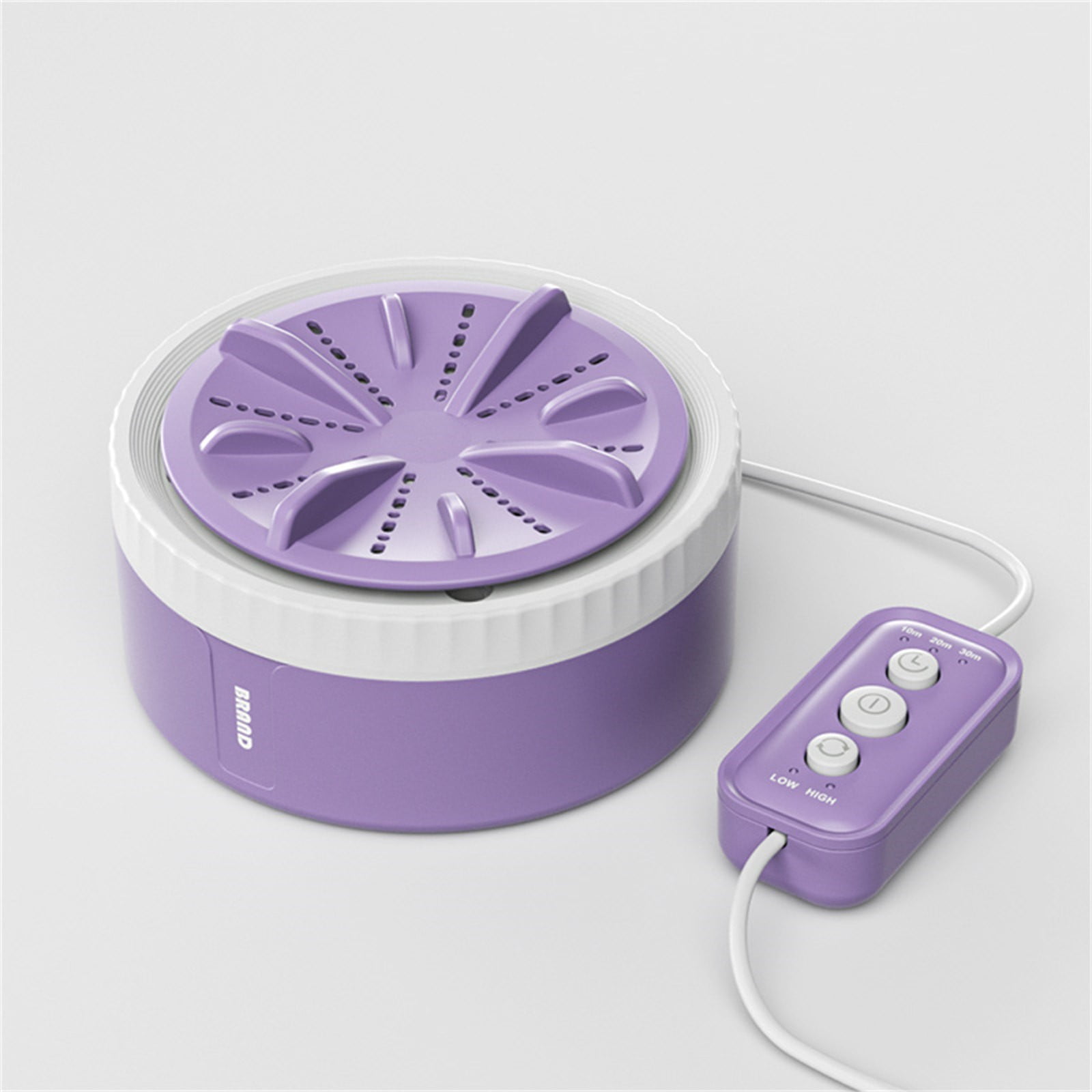 Portable Washing Machine, 4.7x2.7inch Mini Ultrasonic Washing Machine, USB Powered & Customizable Timer, Suitable for Business Trip, Home, Apartment, College Rooms(Purple)