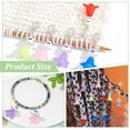 thumbnail image 4 of 10Pcs 10 Style Number 0~9 Angel Locking Stitch Marker Alloy Wing Acrylic Flower Lobster Claw Charms Clip-on Charms Mixed Color 48mm 1pc/style, 4 of 6