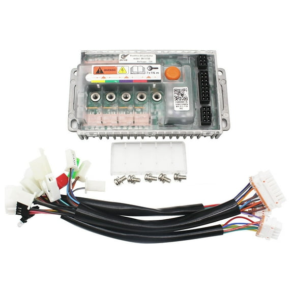 72V 65A Electric Bike Brushless DC Motor Controller,1800W High Power Programmable Electric Vehicle Brushless Motor Controller