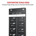 thumbnail image 2 of Mistaha Industrial Nut and Bolt Thread Identifier Gauge Set - 28 Sizes in Total - Aluminum Alloy Material - 14 Standard and 14 Metric Screw Measurement Tool - Black Color, 2 of 6