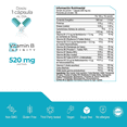 thumbnail image 3 of Complejo B Elevado Eternal Nutrition 150 Cápsulas 520 mg, 3 of 5