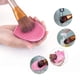 thumbnail image 3 of Limpiador de brochas de maquillaje Alfombrilla de limpieza de brochas de maquillaje de silicona, almohadilla limpiadora de brochas, limpiador de brochas cosméticas, herramienta de lavado portátil, 3 of 5