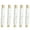 White, variant on BESTSKY Rabbit Chew Toys,Organic Sweet Bamboo Rabbit Toys,High-Fiber Guinea Pig Toys,Refreshing Rabbit Chew Toys for Natural Teeth Grinding
