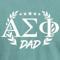 thumbnail image 3 of CafePress - Alpha Sigma Phi Greek Dad White T Shirt - Mens Comfort Colors Shirt, 3 of 5