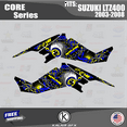 thumbnail image 2 of Kalair GFX Graphics Kit for Suzuki LTZ400 (2003-2008) Core Series, 2 of 5