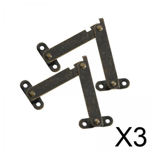 Bisagras de soporte de tapa,Bisagras de soporte de tapa de puerta de gabinete para caja de madera,Soporte de elevación con bisagra para tapa plegable de alta resistencia,Soporte para tapa de