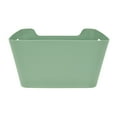 thumbnail image 4 of Mainstays Large Easy Access Plastic Storage Bin, Green Sage, 4 of 7