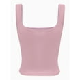 thumbnail image 2 of Women's Square Neck Crop Top Basic Sleeveless Fitted Tank Top Casual Cami, 2 of 5