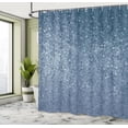 thumbnail image 4 of Ambesonne Geometric Shower Curtain, Dot Tiles Shape Print, 69"Wx70"L, Dark Turquoise, 4 of 4
