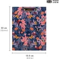 thumbnail image 3 of Pukka Pad, Bloom A4 Padfolio , Document Storage Clipboard with Inner File Folder and Notepad , 32 x 13.5cm , Blue, 3 of 5