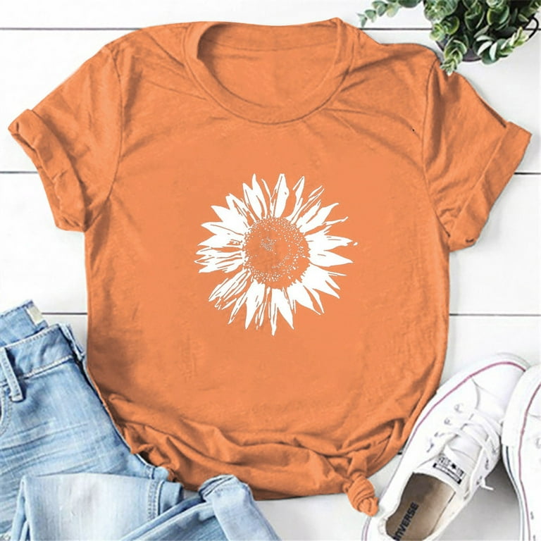 Best Sales! Graphic Tees Cruise Wear for Women 2023 Summer Stuff for Teen  Girls Cute Clothes for Girls Juniors Clothing Women's Graphic Tees Bandana  Topteen Tops(Yc-Orange,Large) 