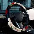 thumbnail image 6 of Cherry 14.5 Inch Printing PVC Leather Car Wheel Cover Steering Wheel Cover Auto Accessories, 6 of 6