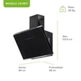 thumbnail image 2 of Campana Extractora De Pared 80 cm Touchless AVERA CEV80T, 2 of 10
