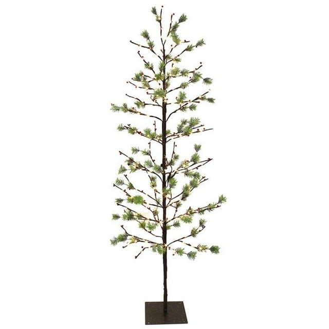 Puleo International LW18-OD57 6 ft. Pre-Lit Twig Tree with 240 White LED Twinkle Lights