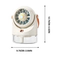 thumbnail image 5 of Desktop Misting Fan | USB Rechargeable Personal Fan with Cooling Mist | Portable Desk Fan for Office, Dormitory, and Home Use | Quiet Air Circulation Fan for Workspace and Study Area, 5 of 5